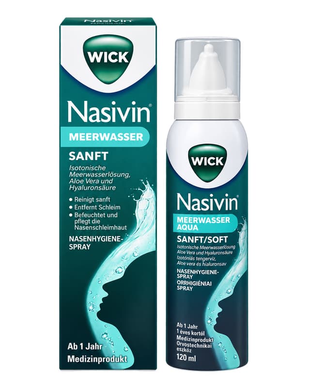 Wick Nasivin Meerwasser Nasenspray Sanft