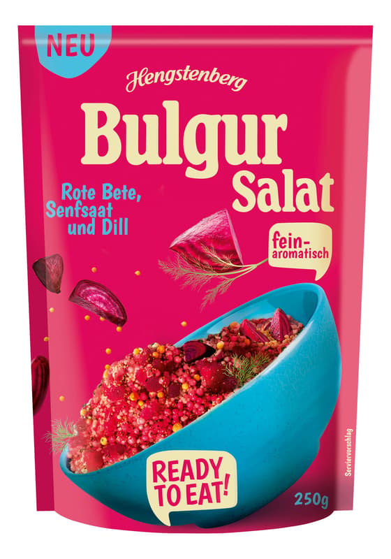 Hengstenberg Bulgur Salad with Beetroot
