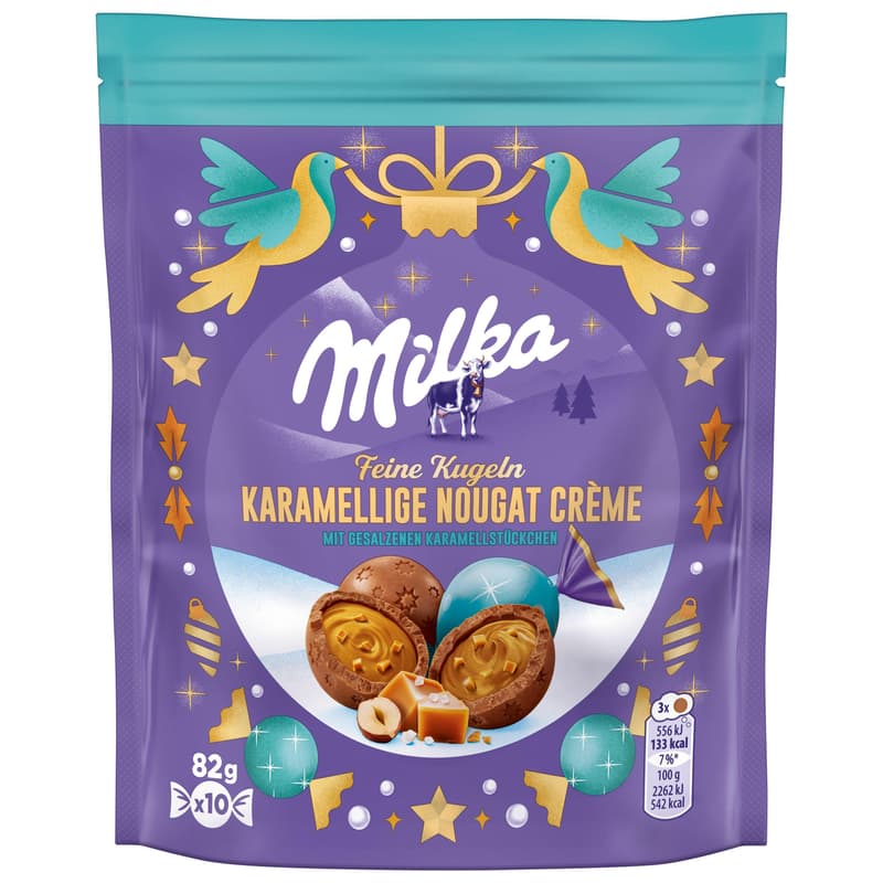Milka Fine Balls Caramel Nougat Cream