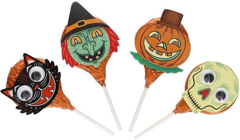 Marks & Spencer 4 Halloween Chocolate Lollies Gruesome Gang