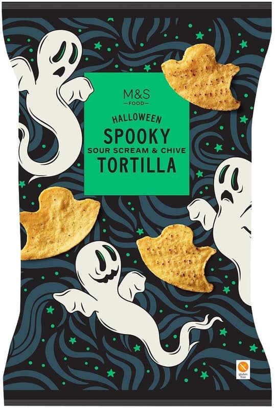 Marks & Spencer Spooky Sour Cream Tortilla Crisps