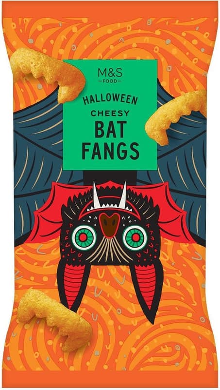 Marks & Spencer Cheesy Bat Fangs Maissnack