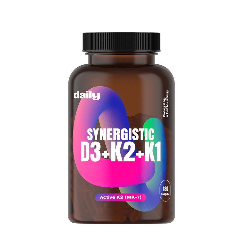 Daily Synergistisches Vitamin D3 + K2 + K1