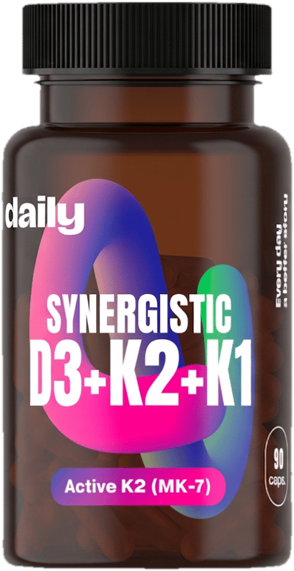 Daily Harmonisch kombiniertes Vitamin D3 + K2 + K1