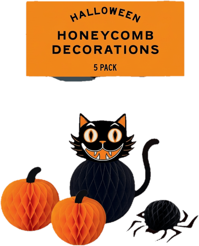 Marks & Spencer Halloween-Wabendekorationen, 5er-Pack