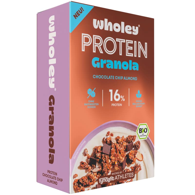 Wholey Organic Protein Cereals Chocolate Chip Almond Granola