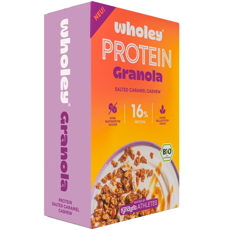Wholey Organic Protein Cereals Salted Caramel Cashew Granola