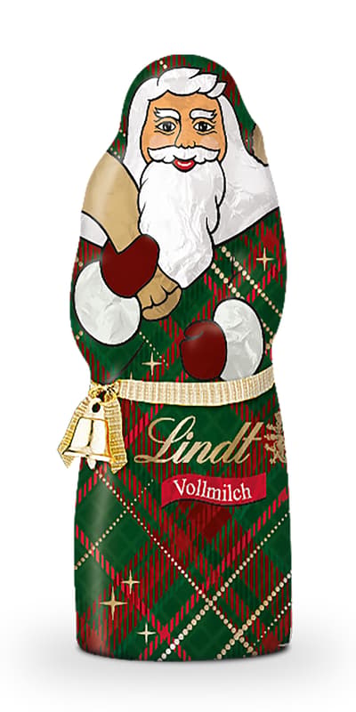 Lindt Weihnachtsmann Design Edition Karo