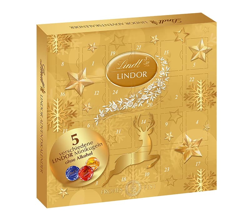 Lindt Lindor Adventkalender Mini-Kugeln