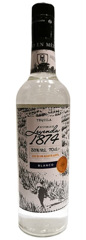 Tequila Historia de Leyenda 1874 Blanco