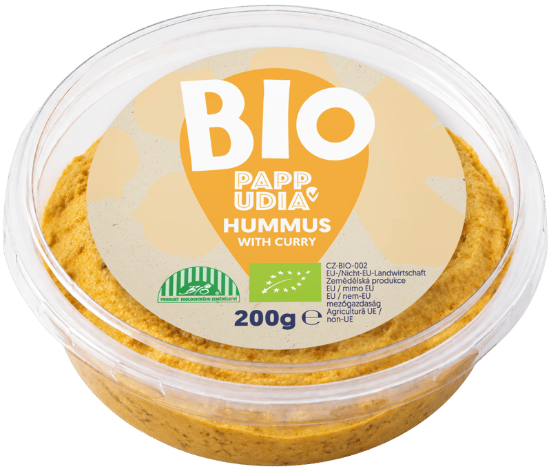 Pappudia BIO Hummus mit Curry