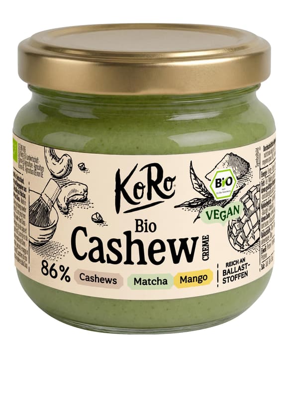 KoRo BIO Cashewmus Matcha mit Mango