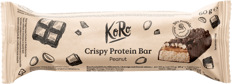 KoRo Crispy Protein Bar Peanut