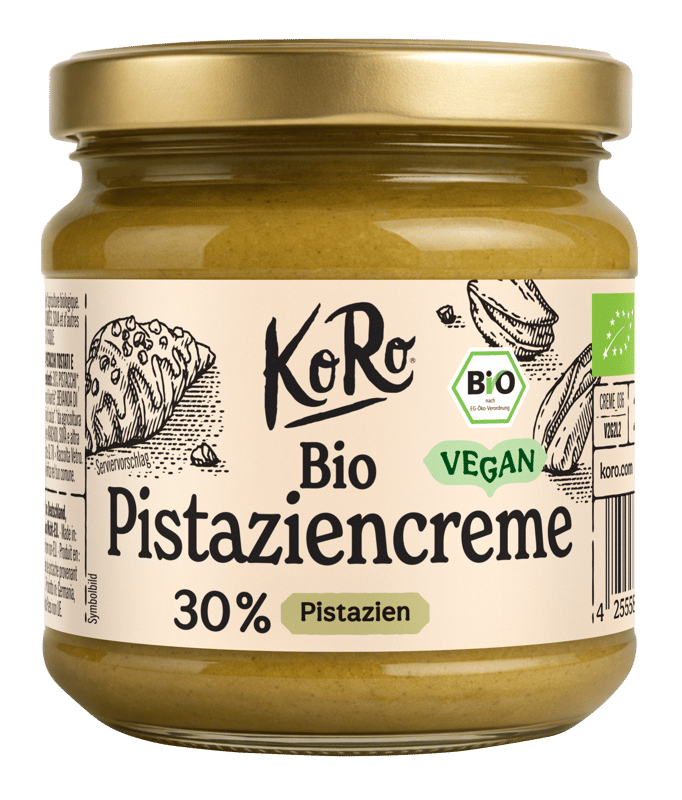 KoRo BIO Pistaziencreme mit 30 % Pistazien