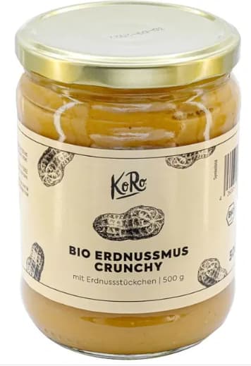 KoRo Organic Crunchy Peanut Butter