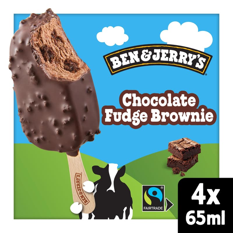 Ben & Jerry's Chocolate Fudge Brownie am Stiel 4 (tiefgekühlt)