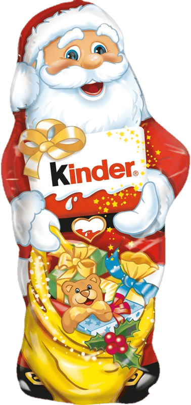 Kinder Weihnachtsmann groß