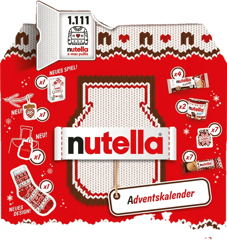 Nutella Adventkalender