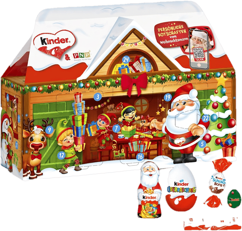 Kinder Mix 3D-Haus Adventkalender