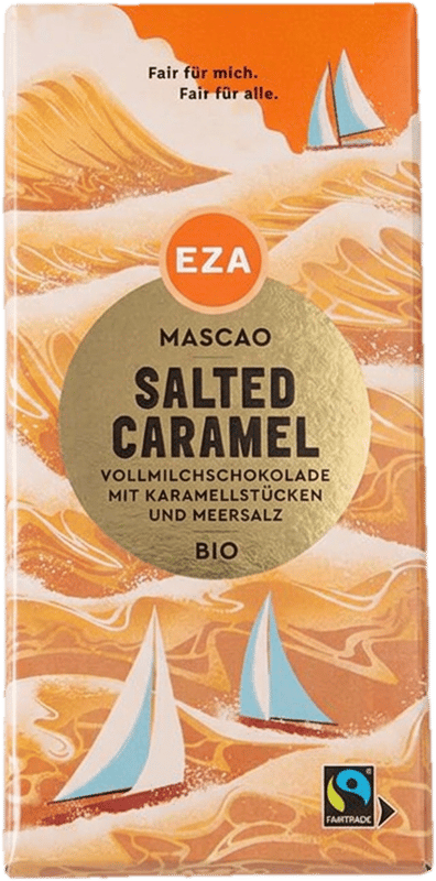 EZA BIO Fairtrade Schokolade Vollmilch Salted Caramel