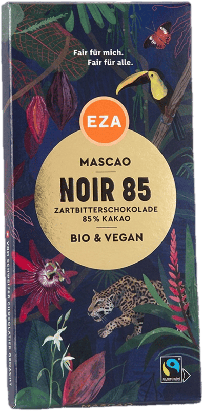 EZA BIO Fairtrade Schokolade Mascao-Noir 85%