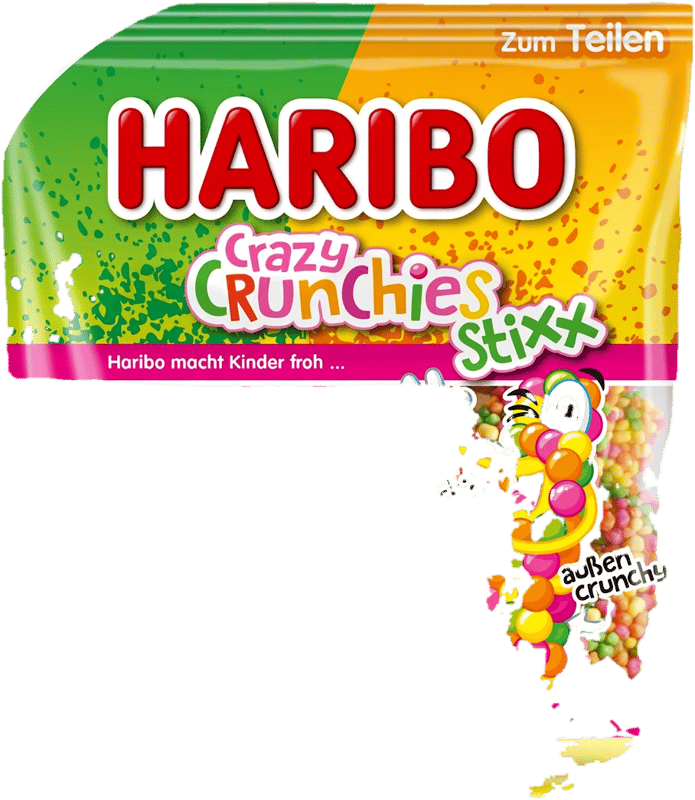 Haribo Crazy Crunchies Stixx