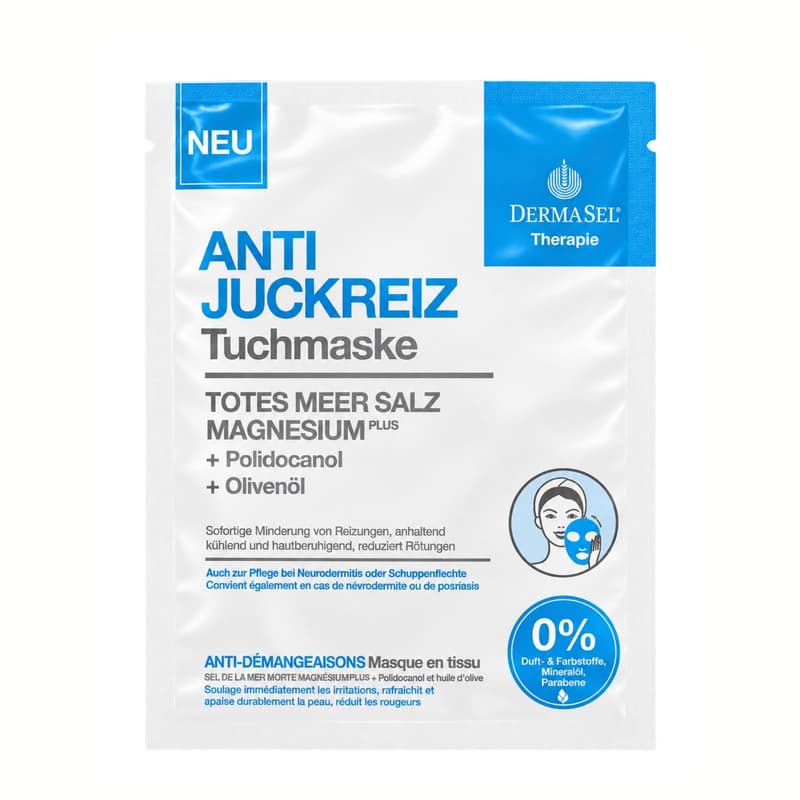 Dermasel Therapie Anti Juckreiz Tuchmaske 