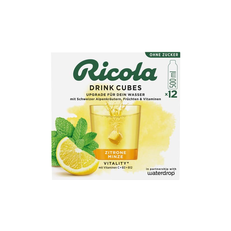 Ricola Drink Cubes Zitrone Minze