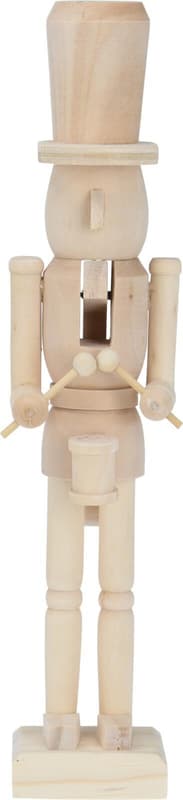 DIY Nutcracker 22. 5 cm, pine wood