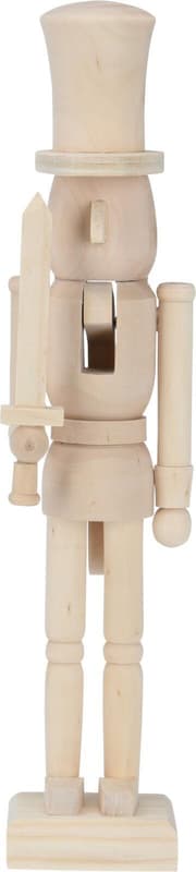 DIY Nutcracker 22. 5 cm, pine wood