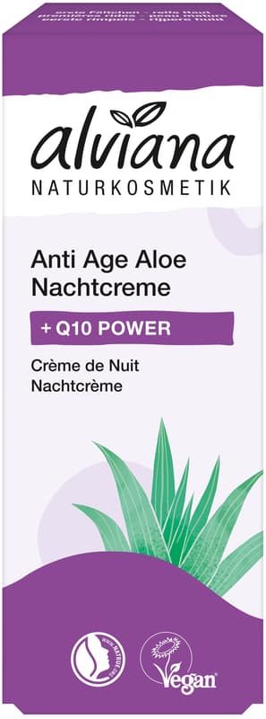 alviana Anti Age Aloe Nachtcreme Q10