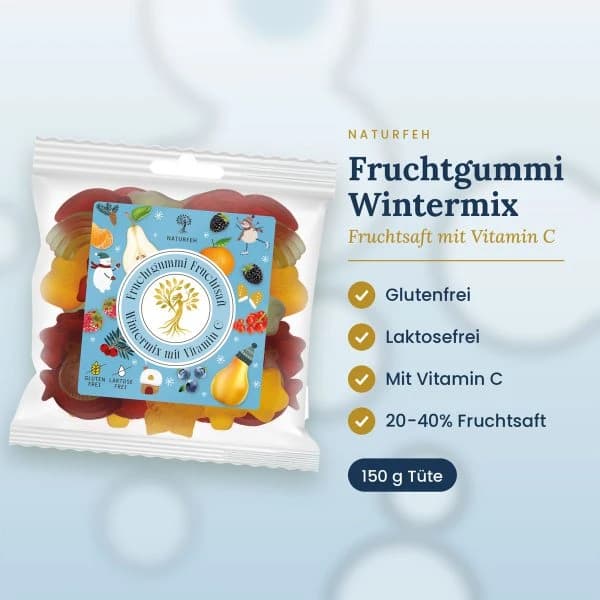 Fruchtgummi Fruchtsaft Wintermix