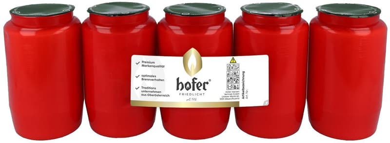 Composition Oil Light No. 3 red, 5-pack cello