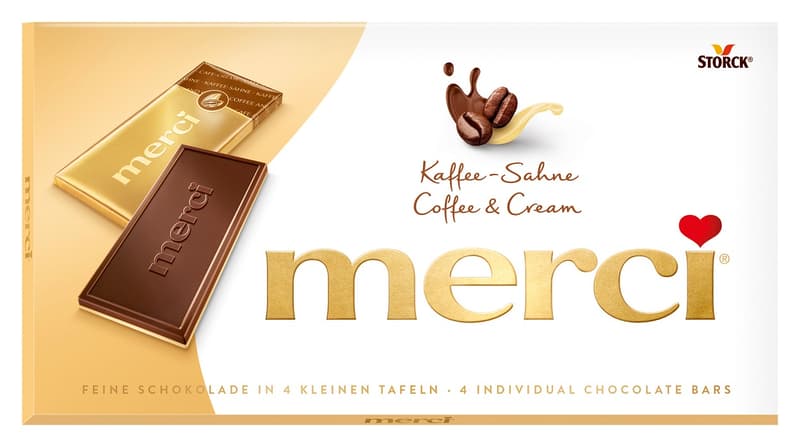 Merci Chocolate Bars Coffee Cream