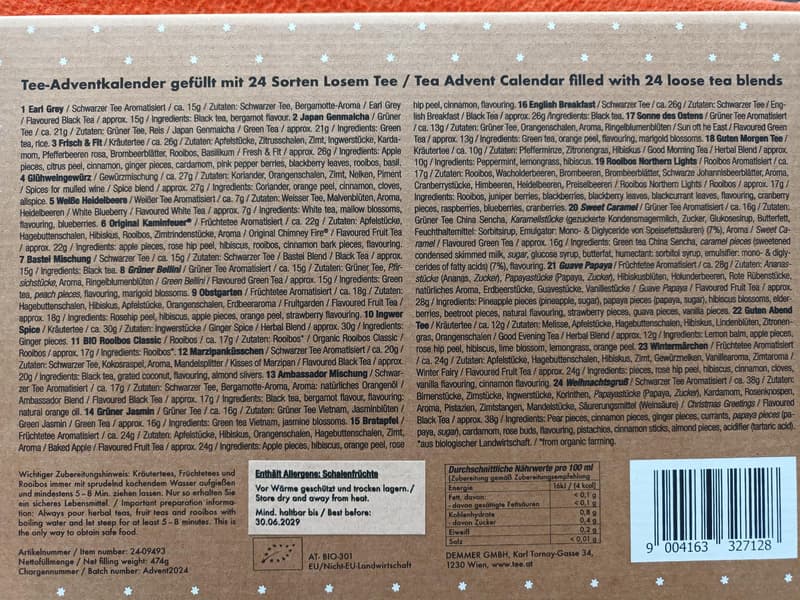 Tea-Adventcalendar-Box