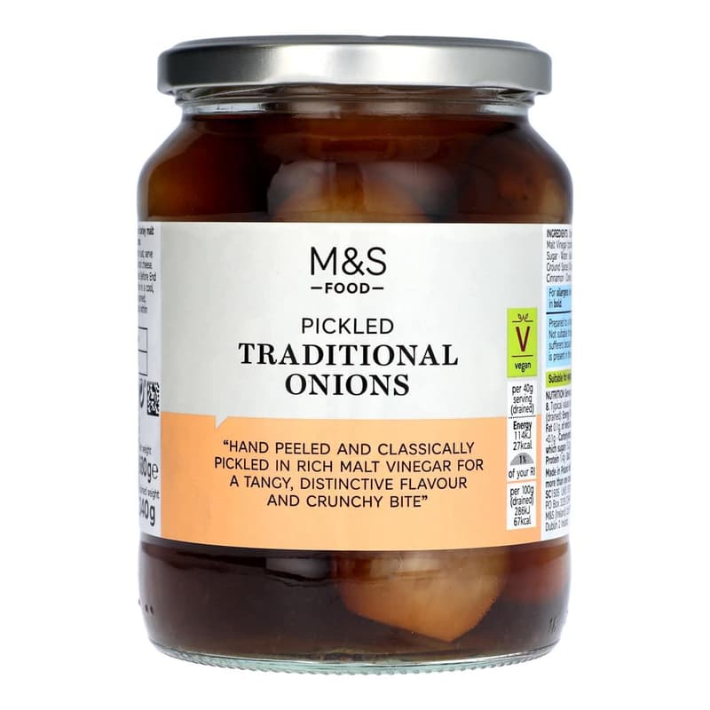Marks & Spencer Traditional Onions - pickled onions in barley malt vinegar