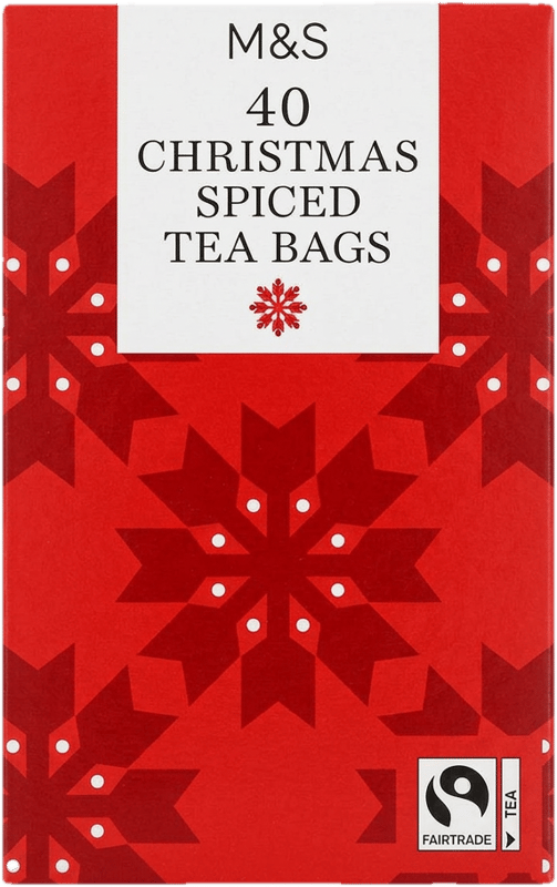 Marks & Spencer Christmas Tea 40 Bags - Black tea with Christmas spices
