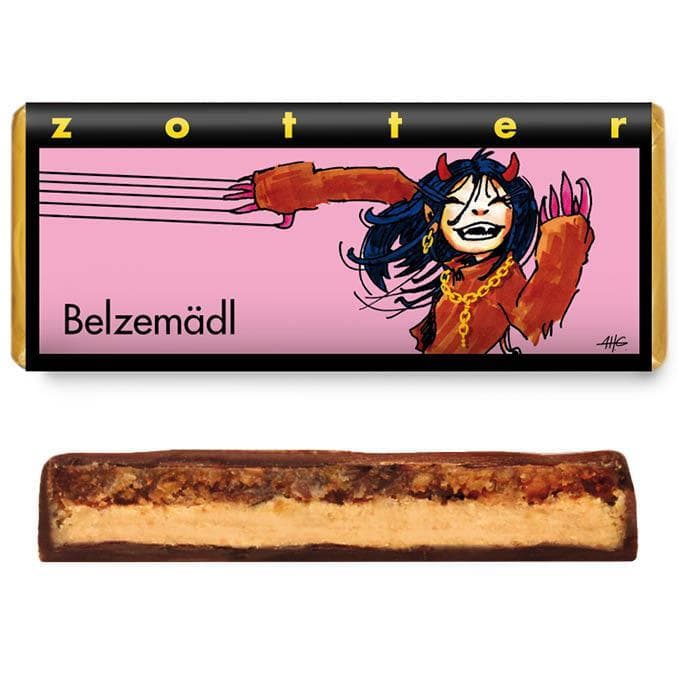 Zotter Organic Hand-scooped Belzemädl - Cinnamon Apple & Honey