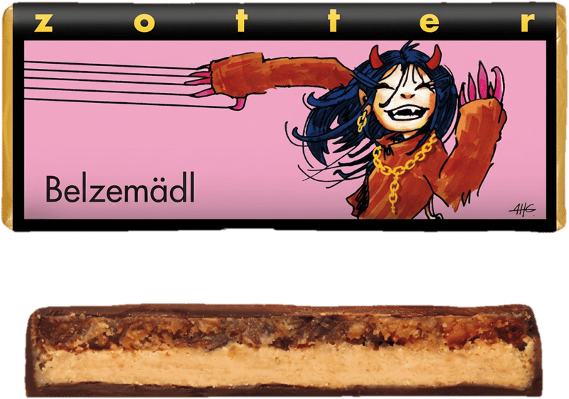 Zotter Organic Hand-scooped Belzemädl - Cinnamon Apple & Honey