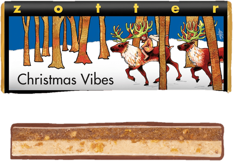 Zotter Organic Hand-scooped Christmas Vibes - Apricot Vanilla
