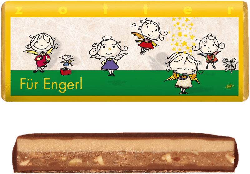 Zotter Organic Hand-scooped For Little Angels - Nougat Variation