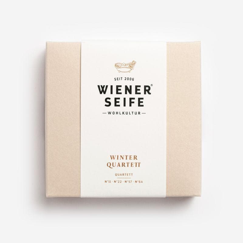 Wiener Seife Winter Quartet with Christmas Motif