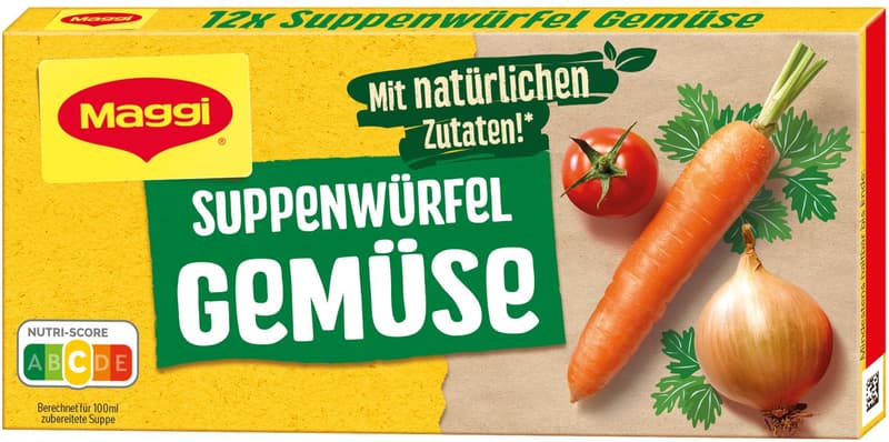 Maggi Gemüsesuppe Bouillon 12 Würfel
