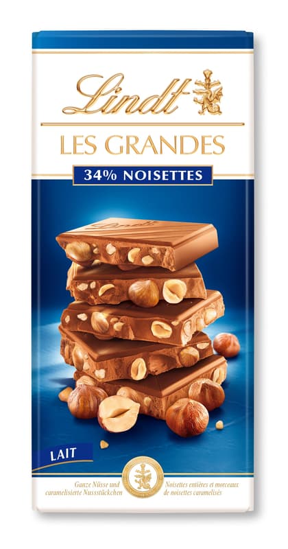 Lindt Les Grandes Milk Hazelnut
