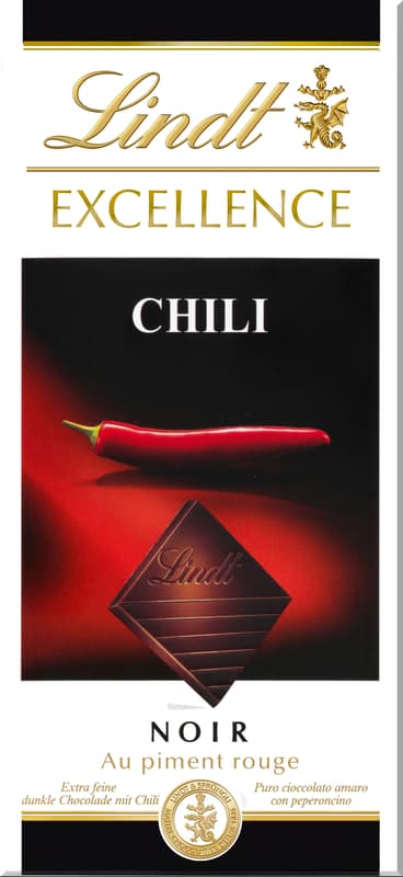 Lindt Excellence Chili Noir