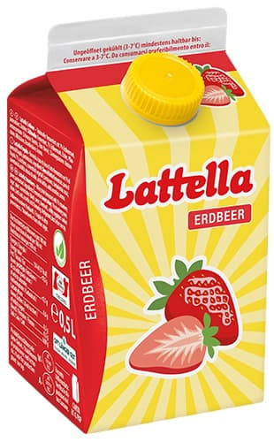 Lattella Erdbeer