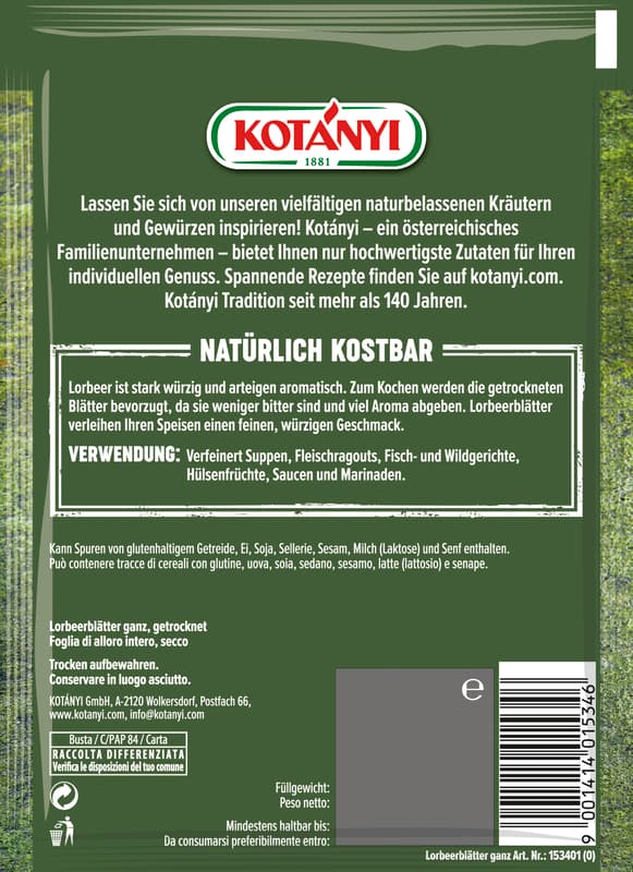Kotányi bay leaves