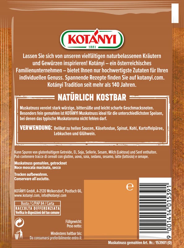 Kotányi Nutmeg Ground
