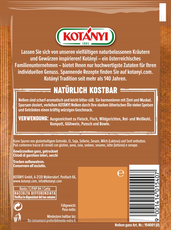 Kotányi Nelken ganz
