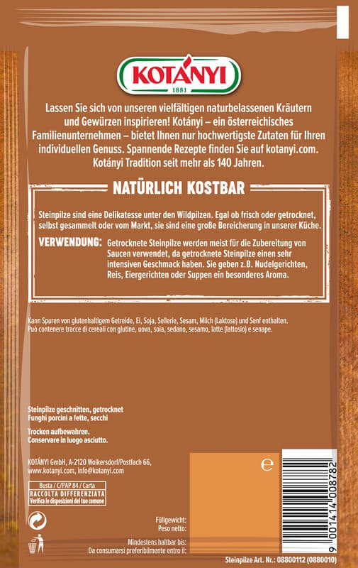 Kotányi Steinpilze getrocknet